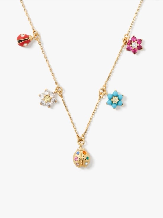 kate spade Jewelry - Kate Spade Nature Walk Charm Necklace NWOT